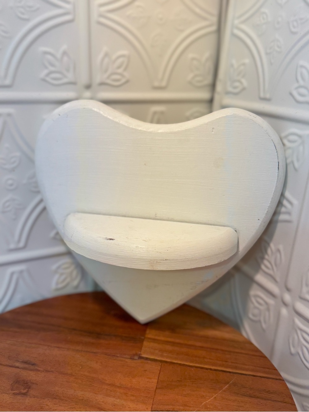 White Heart Wall Shelf - Decorative Home Wall Decor